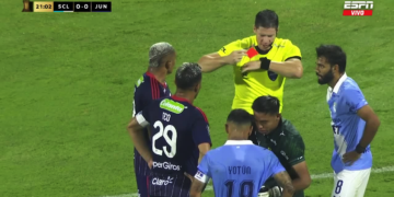 Silveira arremete contra Peña por su roja con Junior en Libertadores