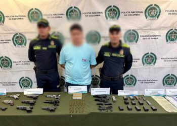 Capturado con abundante material bélico en el barrio El Carmen de Barranquilla