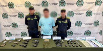 Capturado con abundante material bélico en el barrio El Carmen de Barranquilla