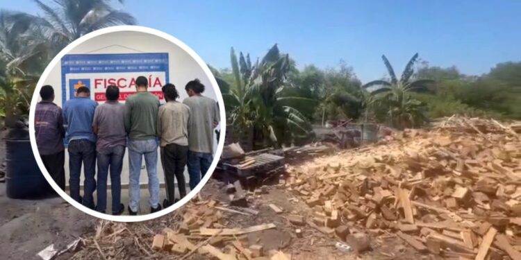 Capturan a seis señalados de aprovechamiento ilícito de recursos naturales en zona rural de Malambo