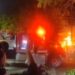 Cinco motos quedaron reducidas a cenizas tras fuerte incendio en un inmueble de Barranquilla