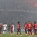 DIM perdió en el escritorio el partido suspendido ante Flamengo por desmanes en su estadio