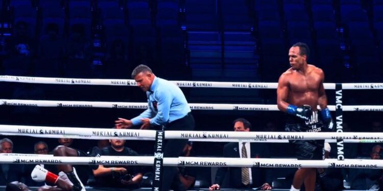 El barranquillero Juan Carrillo tuvo un debut soñado en Las Vegas: se impuso por nocaut