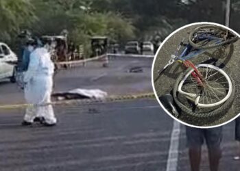Hombre en bicicleta murió arrollado por vehículo fantasma en la vía Oriental, a la altura de Santo Tomás