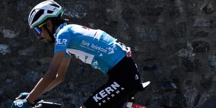 Iván Ramiro Sosa perdió el maillot de líder en la Vuelta a Turquía