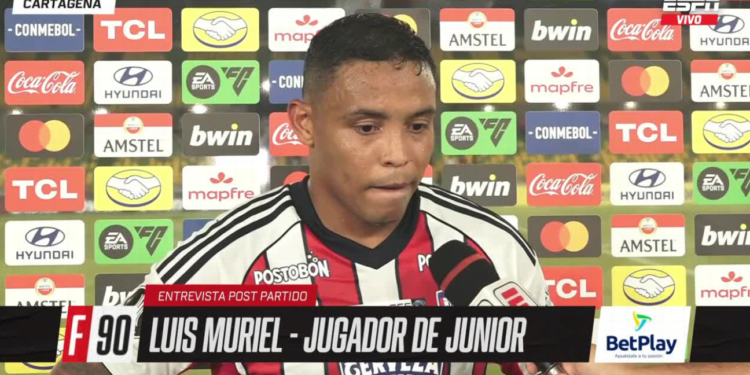 "Me culpo bastante": Muriel se sinceró tras la eliminación de Junior en Libertadores