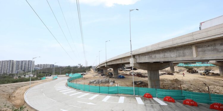 Nuevo tramo del intercambiador de Alameda es una salida directa a la Circunvalar para más de 80.000 personas: alcalde Char