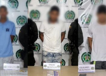 Panfletos, explosivos y disparos: así operaban presuntos extorsionistas capturados en Barranquilla
