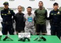 Policía frustra posible homicidio y captura a tres presuntos sicarios de los Pepes en Las Ferias, Soledad