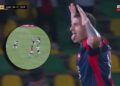 Vegetti le pegó de primera y marcó un golazo en Junior vs. Cerro Porteño