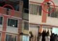 Video | Menor de dos años cayó de un cuarto piso: esto se sabe