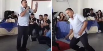 Video | Tragedia en salón de clases: docente muere mientras daba serenata a estudiantes