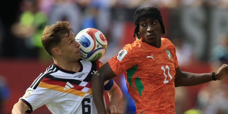 Alemania remontó en tiempo de reposición ante Costa de Marfil