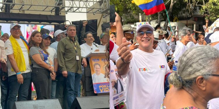 Antonio Bohórquez ratifica respaldo a Iván Cepeda en multitudinario cierre de campaña en Soledad