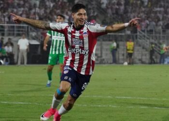 Bryan Castrillón y sus goles importantes con Junior en las finales