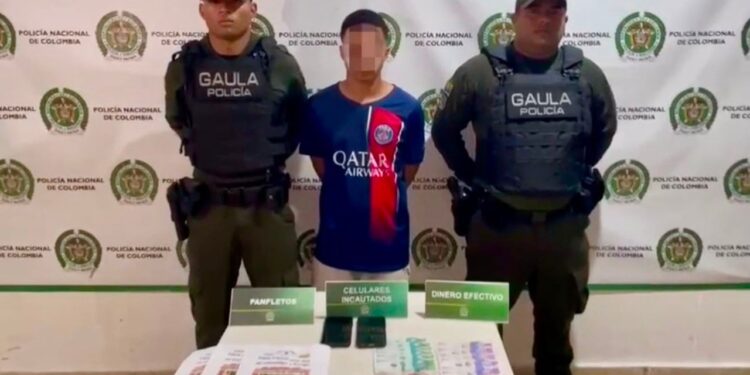 Capturado alias Julito, presunto integrante de los Costeños señalado de extorsionar a funcionaria pública en Polonuevo