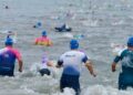 Con natación desde Puerto Mocho, arrancó el Ironman 70.3