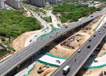 Distrito habilitó nueva vía de salida del intercambiador vial de Alameda del Río