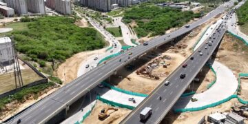 Distrito habilitó nueva vía de salida del intercambiador vial de Alameda del Río