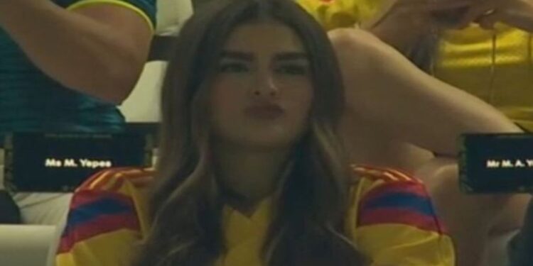 Ella es Miranda, la joven que se viralizó tras partido de Colombia