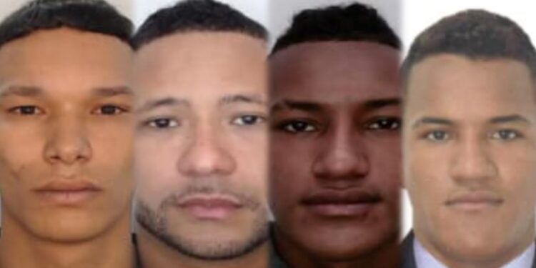 Estos son los cuatro presuntos delincuentes más buscados por la Policía en el Atlántico