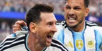 "Estoy feliz por el triunfo, no me imaginé empezar así": Lionel Messi