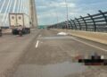 Fatal accidente en el Puente Pumarejo: al parecer, exceso de velocidad en moto dejó dos personas muertas