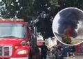 “Hubo una explosión en el área de pintura”: bomberos controlaron incendio en ebanistería del barrio Atlántico