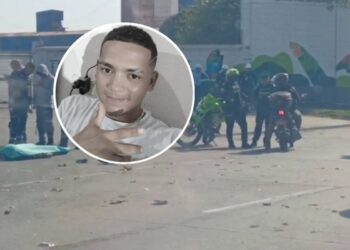 Identifican a motociclista que murió tras fuerte choque con un bus en la vía 40 de Barranquilla