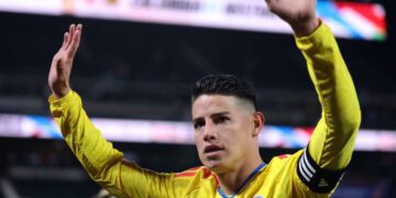 Los números de James Rodríguez con Colombia: goles, partidos, títulos y más