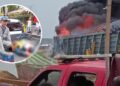 Nueve heridos dejó explosión de barcaza en un astillero de Pasacaballos, Cartagena