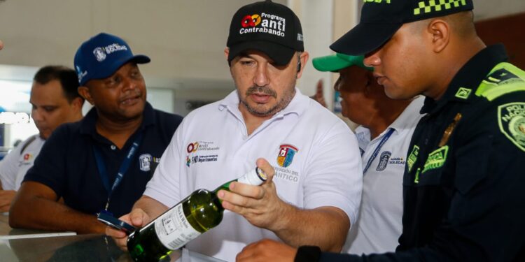 Soledad fortalece la lucha contra el licor adulterado y de contrabando en la Terminal Metropolitana