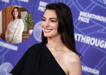 Video | Anne Hathaway sorprende al anunciar su embarazo