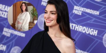 Video | Anne Hathaway sorprende al anunciar su embarazo