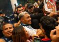 la ciudad no durmió con la fiesta del bicampeonato