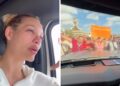 Andrea Valdiri vivió fuerte altercado con manifestantes tras llevar ayudas a Venezuela