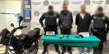 Caen dos presuntos atracadores armados señalados de asaltar a varias personas en el norte de Barranquilla