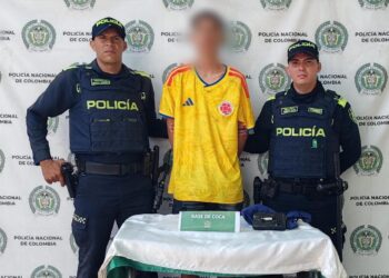 Capturan a hombre con base de coca y aprehenden a un adolescente con motocicleta hurtada en Sabanagrande
