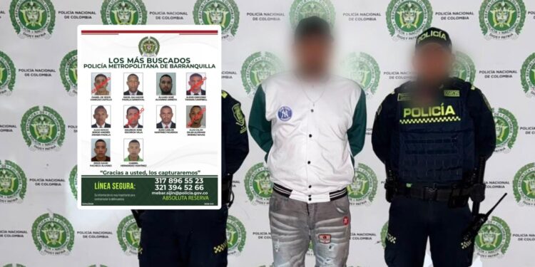 Cayó en Bogotá alias Dilan, uno de los más buscados por la Policía en Barranquilla: es señalado de homicidio