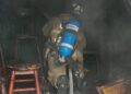 Cuerpo de Bomberos de Cartagena atendió incendio en local del Centro Comercial Santa Lucía