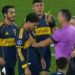 Paredes y Roldán, cruce verbal y empujones en el partido O'Higgins vs. Boca