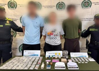 Policía captura a tres presuntos integrantes de los Costeños y desarticula centro de producción de tussi en Barranquilla