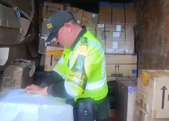 Seccional de Tránsito y Transporte del Atlántico incautó cerca de 32 kilos de marihuana en la Vía Oriental