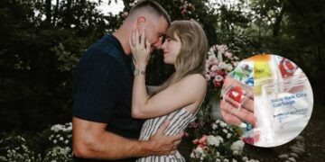 Subastan basura de la boda de Taylor Swift y Travis Kelce en Nueva York