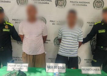 Allanamiento en Galapa: capturan a dos presuntos integrantes de los Pepes y hallan armas, munición y estupefacientes