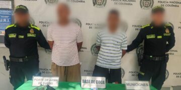Allanamiento en Galapa: capturan a dos presuntos integrantes de los Pepes y hallan armas, munición y estupefacientes