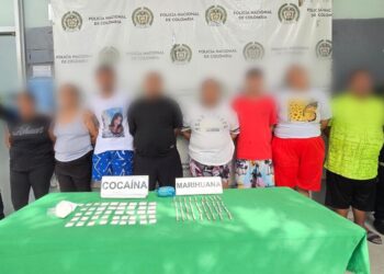 Caen ocho presuntos integrantes del Combo de la 14, en La Luz: los señalan de utilizar menores para vender drogas