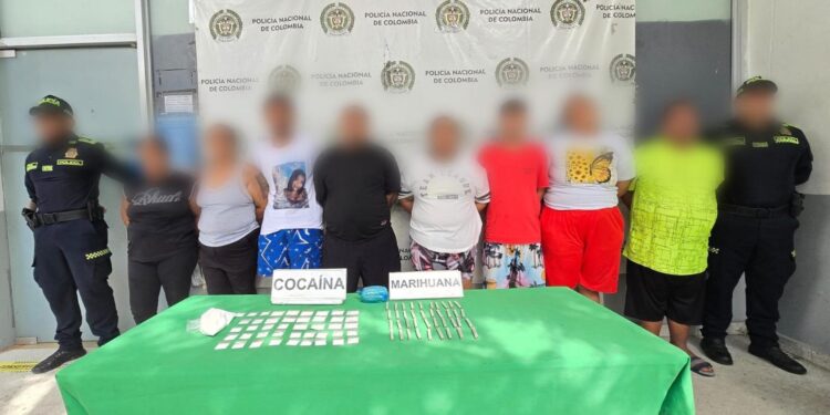Caen ocho presuntos integrantes del Combo de la 14, en La Luz: los señalan de utilizar menores para vender drogas