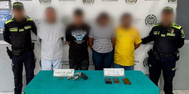 Capturan a cuatro presuntos delincuentes señalados de siete hurtos violentos en Barranquilla