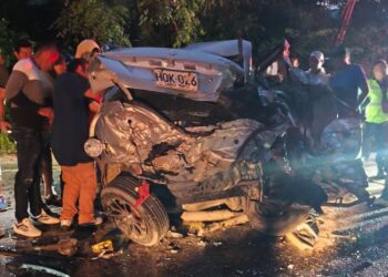 "El carro quedó completamente destruido": aparatoso choque deja tres muertos en Zona Bananera, Magdalena
